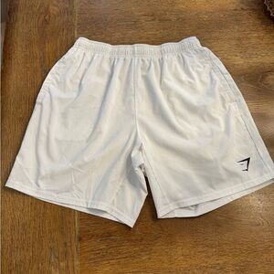 Gymshark White Men's Athletic Shorts